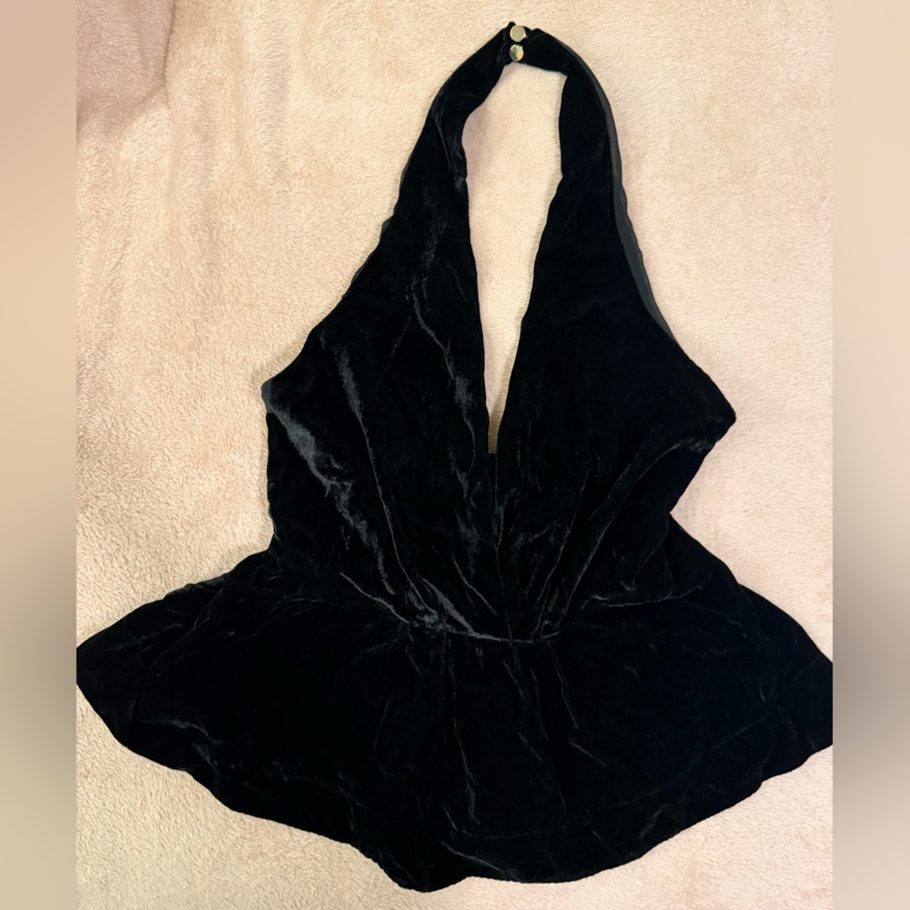 Express Black Halter Top